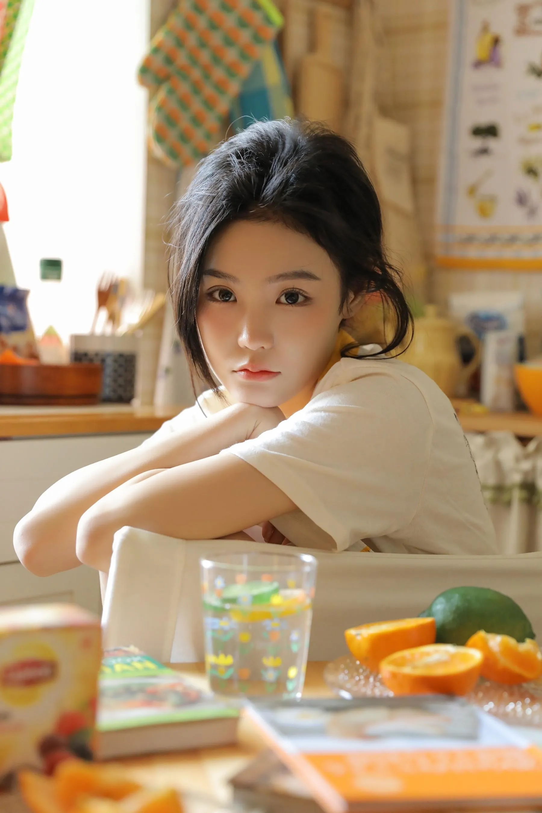 [YITUYU艺图语]2022.07.07 橙味小厨娘 苡萱mua [43P]插图1
